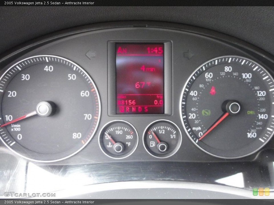 Anthracite Interior Gauges for the 2005 Volkswagen Jetta 2.5 Sedan #66162152