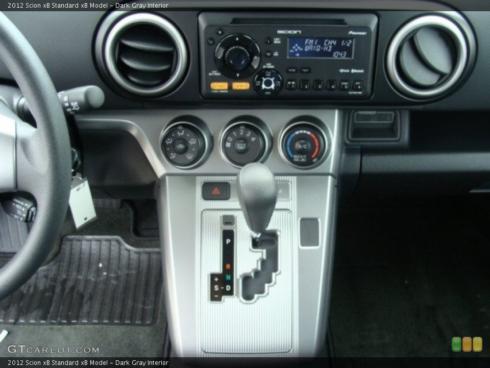 Dark Gray Interior Controls for the 2012 Scion xB  #66164571