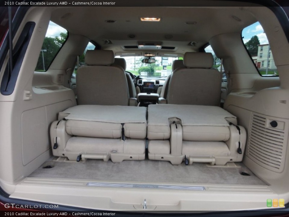 Cashmere/Cocoa Interior Trunk for the 2010 Cadillac Escalade Luxury AWD #66165404