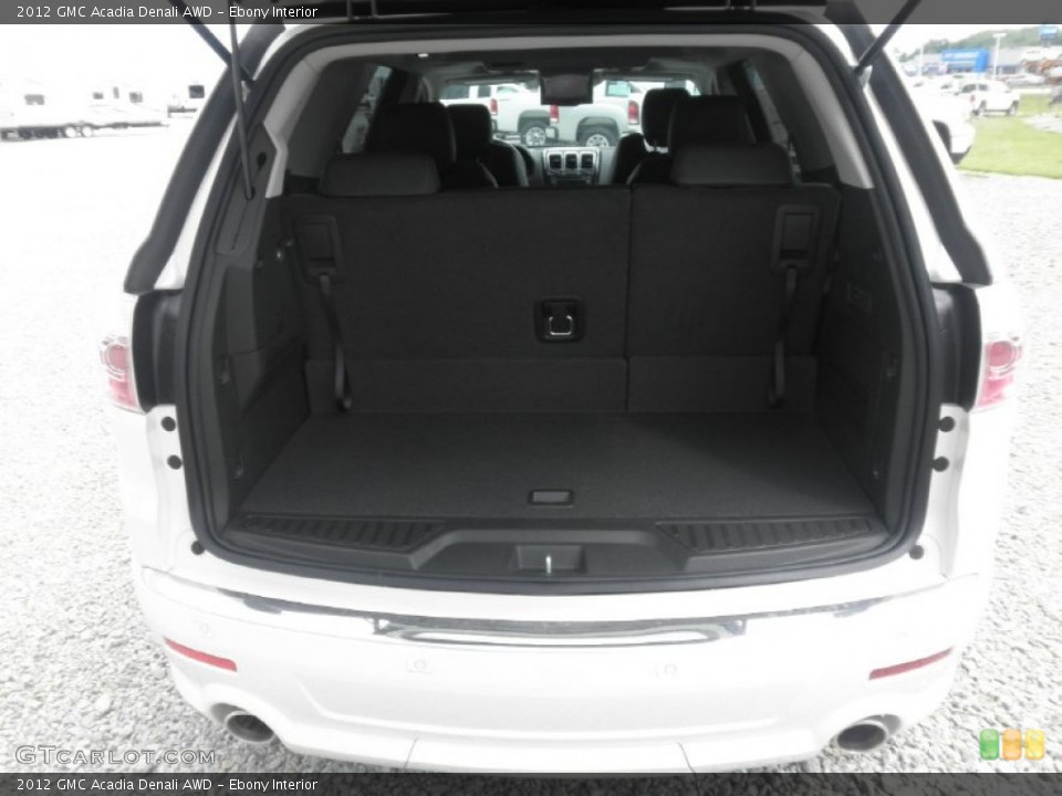 Ebony Interior Trunk for the 2012 GMC Acadia Denali AWD #66168866