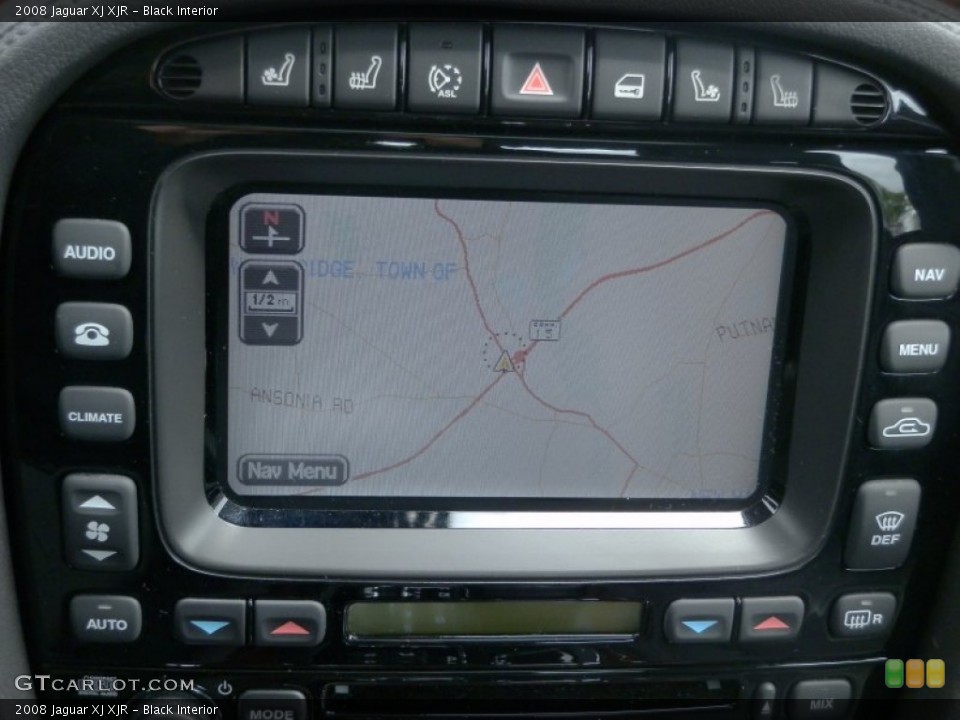 Black Interior Navigation for the 2008 Jaguar XJ XJR #66169973