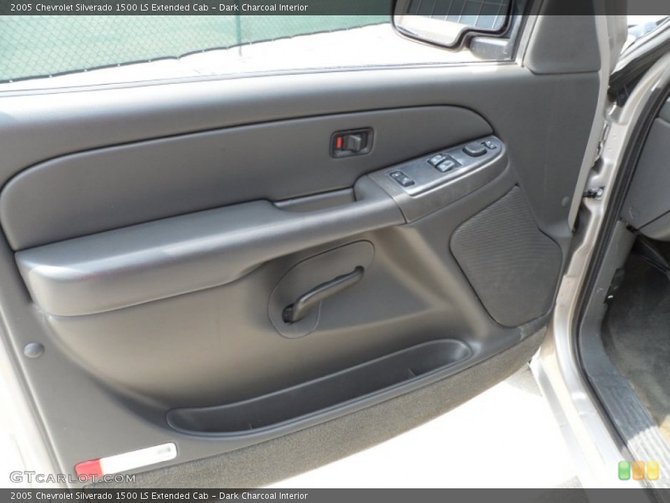Dark Charcoal Interior Door Panel for the 2005 Chevrolet Silverado 1500 LS Extended Cab #66170219