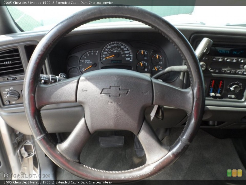 Dark Charcoal Interior Steering Wheel for the 2005 Chevrolet Silverado 1500 LS Extended Cab #66170270