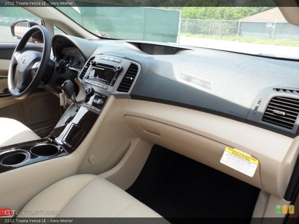 Ivory Interior Dashboard for the 2012 Toyota Venza LE #66174455