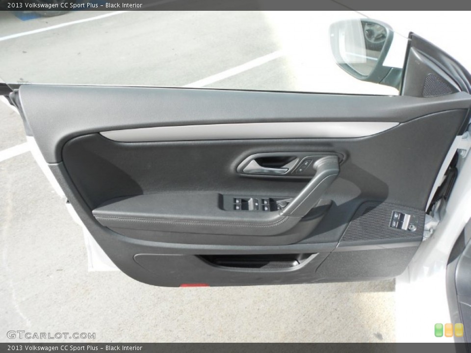 Black Interior Door Panel for the 2013 Volkswagen CC Sport Plus #66174476