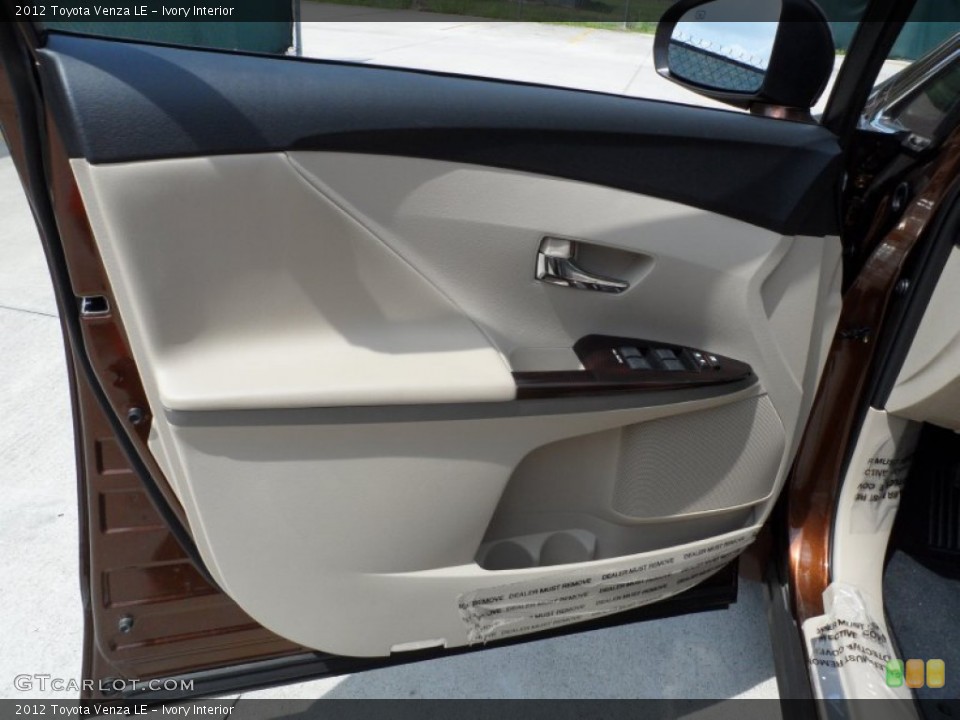 Ivory Interior Door Panel for the 2012 Toyota Venza LE #66174497