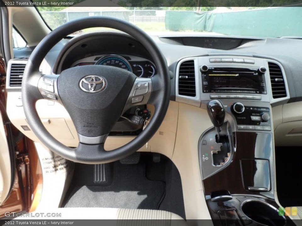 Ivory Interior Dashboard for the 2012 Toyota Venza LE #66174533