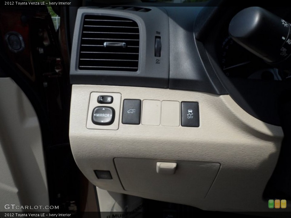 Ivory Interior Controls for the 2012 Toyota Venza LE #66174614