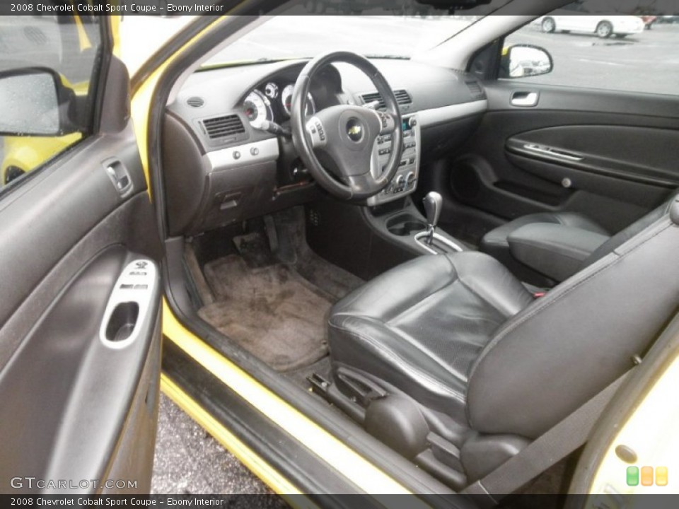 Ebony Interior Photo for the 2008 Chevrolet Cobalt Sport Coupe #66175280
