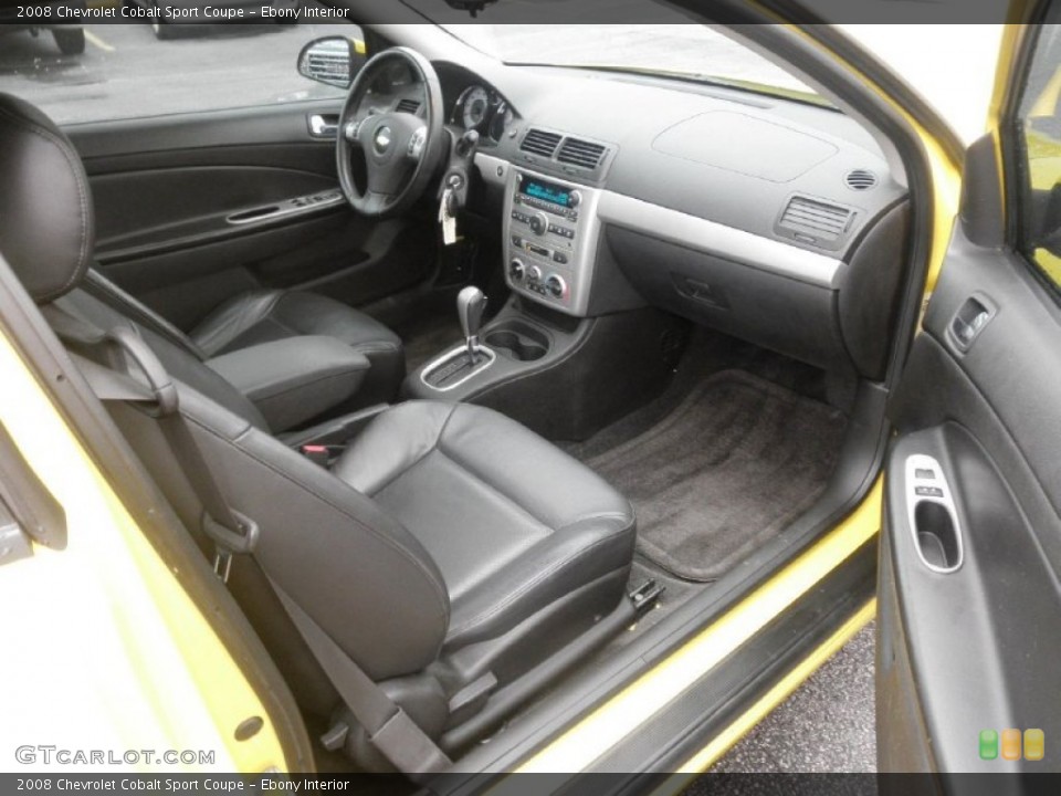 Ebony Interior Photo for the 2008 Chevrolet Cobalt Sport Coupe #66175391