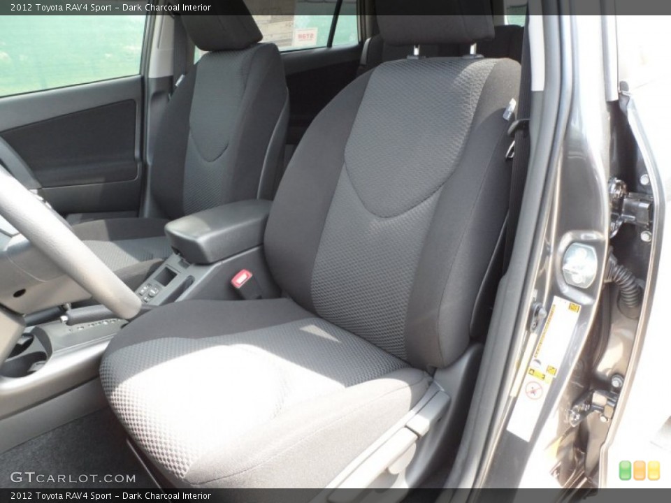 Dark Charcoal Interior Front Seat for the 2012 Toyota RAV4 Sport #66175742