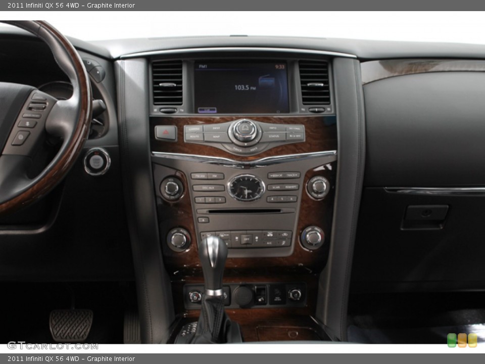 Graphite Interior Controls for the 2011 Infiniti QX 56 4WD #66177968