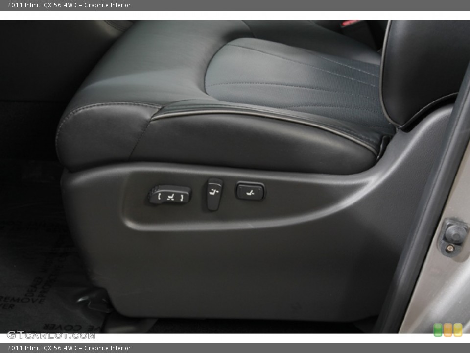 Graphite Interior Front Seat for the 2011 Infiniti QX 56 4WD #66178076