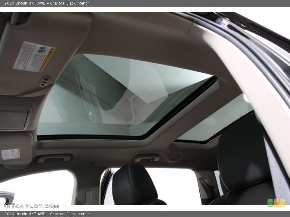 Charcoal Black Interior Sunroof for the 2010 Lincoln MKT AWD #66178463