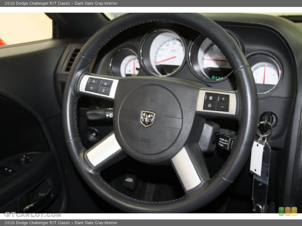 Dark Slate Gray Interior Steering Wheel for the 2010 Dodge Challenger R/T Classic #66181685