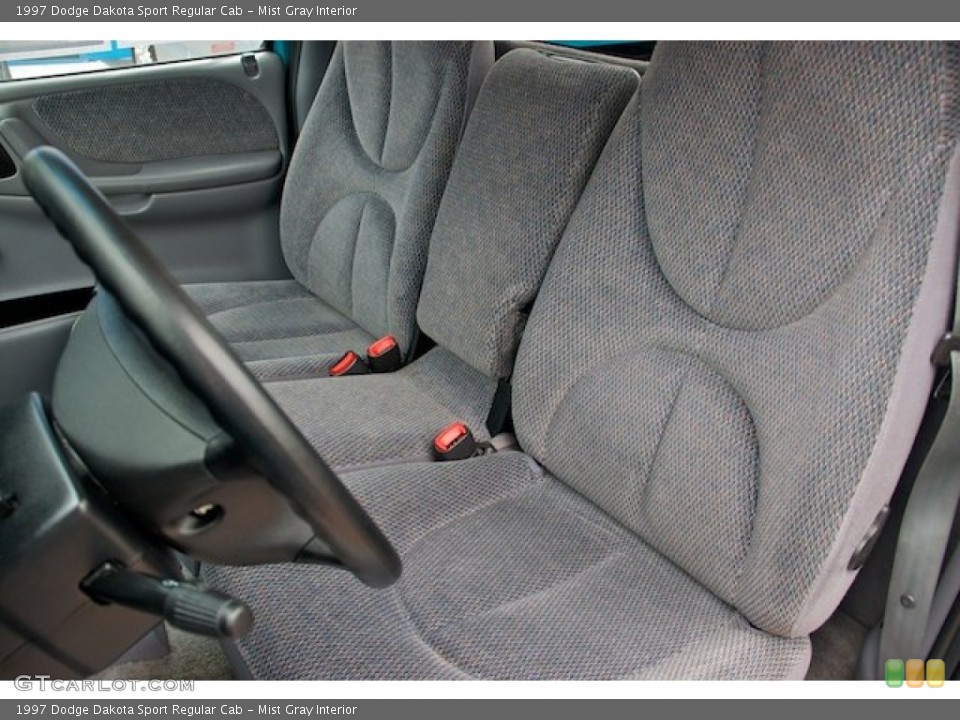 Mist Gray Interior Front Seat for the 1997 Dodge Dakota Sport Regular Cab #66182768