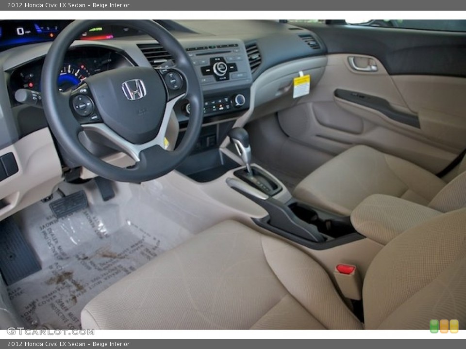 Beige Interior Photo for the 2012 Honda Civic LX Sedan #66184844
