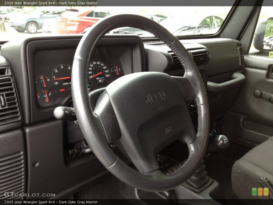 Dark Slate Gray Interior Photo for the 2003 Jeep Wrangler Sport 4x4 #66185955