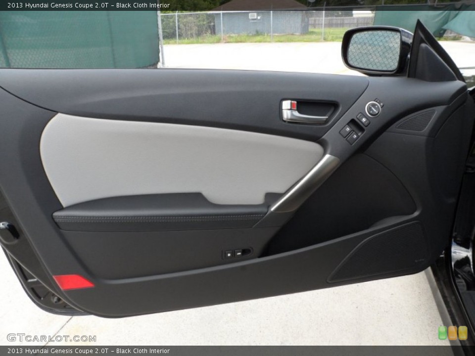 Black Cloth Interior Door Panel for the 2013 Hyundai Genesis Coupe 2.0T #66186518