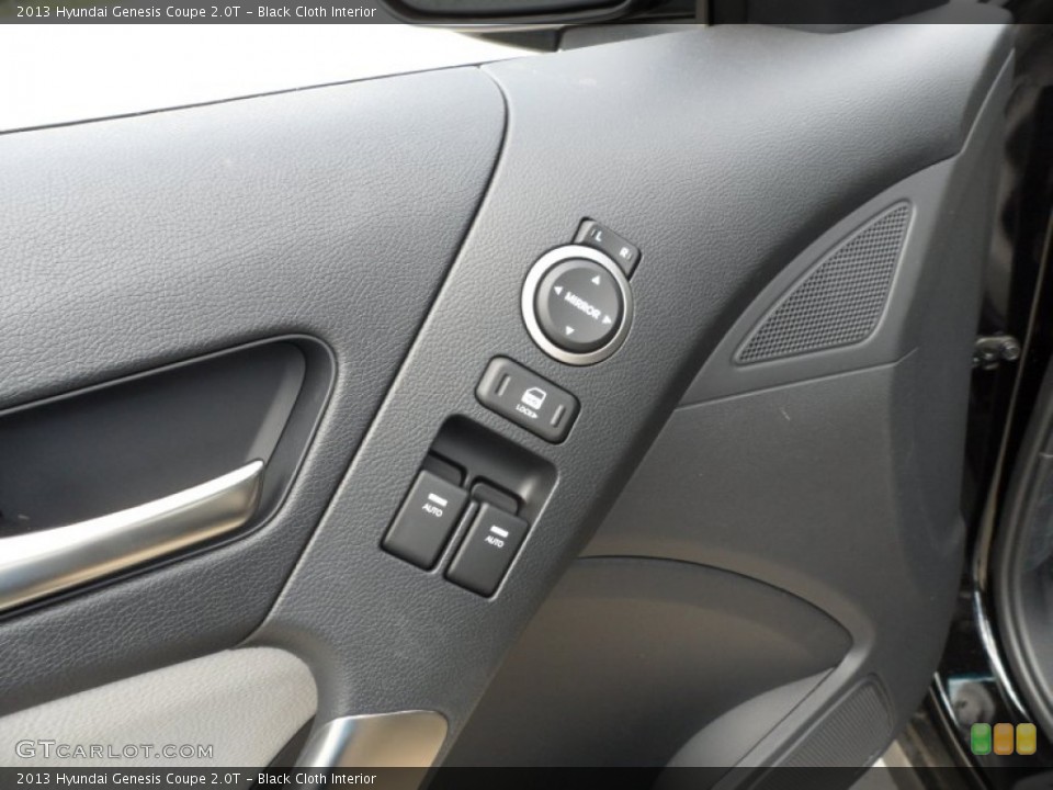 Black Cloth Interior Controls for the 2013 Hyundai Genesis Coupe 2.0T #66186527