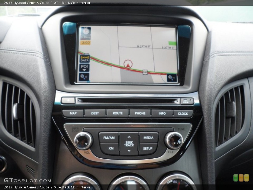 Black Cloth Interior Navigation for the 2013 Hyundai Genesis Coupe 2.0T #66186587