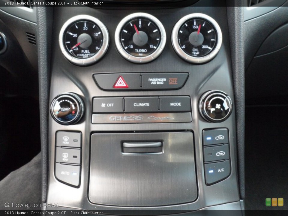 Black Cloth Interior Controls for the 2013 Hyundai Genesis Coupe 2.0T #66186596