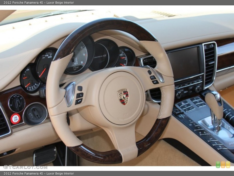 Luxor Beige Interior Steering Wheel for the 2012 Porsche Panamera 4S #66186866