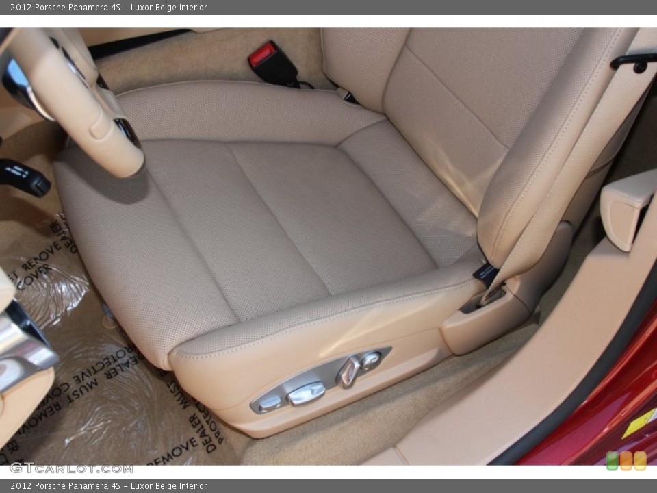 Luxor Beige Interior Front Seat for the 2012 Porsche Panamera 4S #66186932