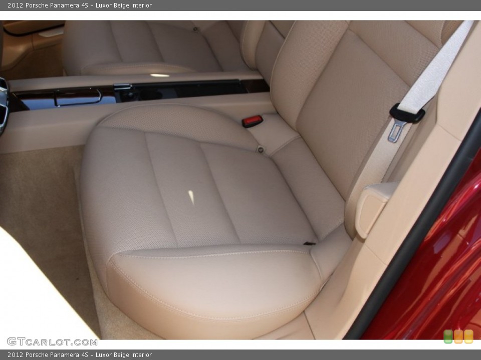 Luxor Beige Interior Rear Seat for the 2012 Porsche Panamera 4S #66186965