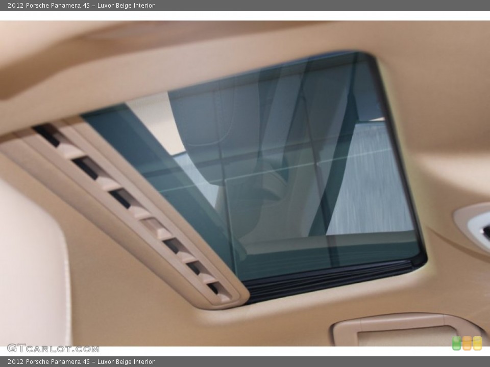 Luxor Beige Interior Sunroof for the 2012 Porsche Panamera 4S #66187099