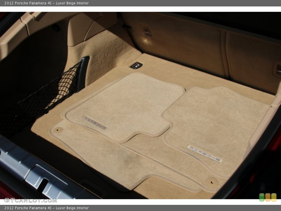 Luxor Beige Interior Trunk for the 2012 Porsche Panamera 4S #66187106