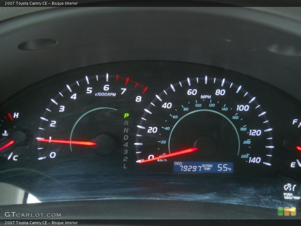 Bisque Interior Gauges for the 2007 Toyota Camry CE #66189836