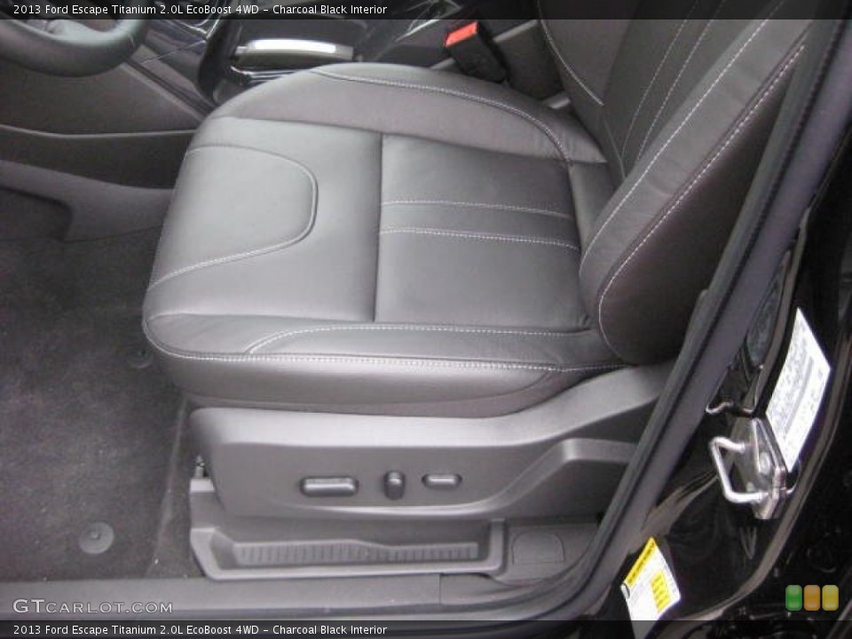 Charcoal Black Interior Front Seat for the 2013 Ford Escape Titanium 2.0L EcoBoost 4WD #66189983