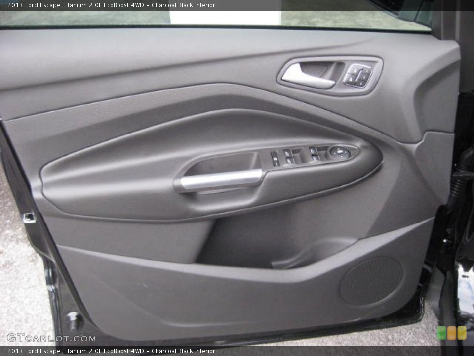 Charcoal Black Interior Door Panel for the 2013 Ford Escape Titanium 2.0L EcoBoost 4WD #66189992