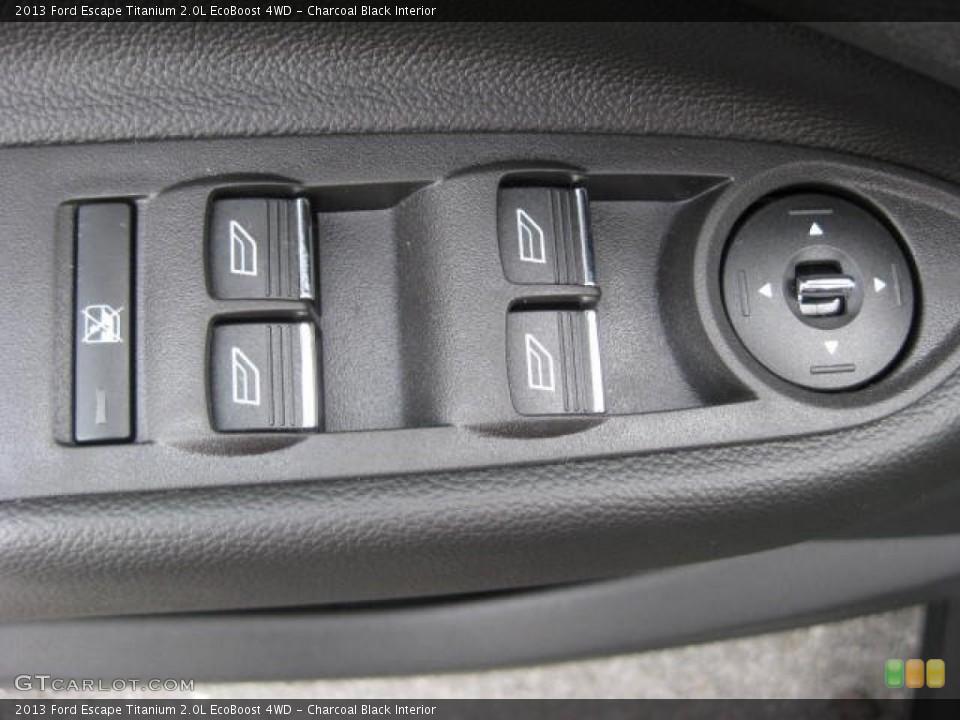 Charcoal Black Interior Controls for the 2013 Ford Escape Titanium 2.0L EcoBoost 4WD #66189998