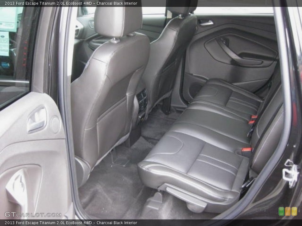 Charcoal Black Interior Photo for the 2013 Ford Escape Titanium 2.0L EcoBoost 4WD #66190001