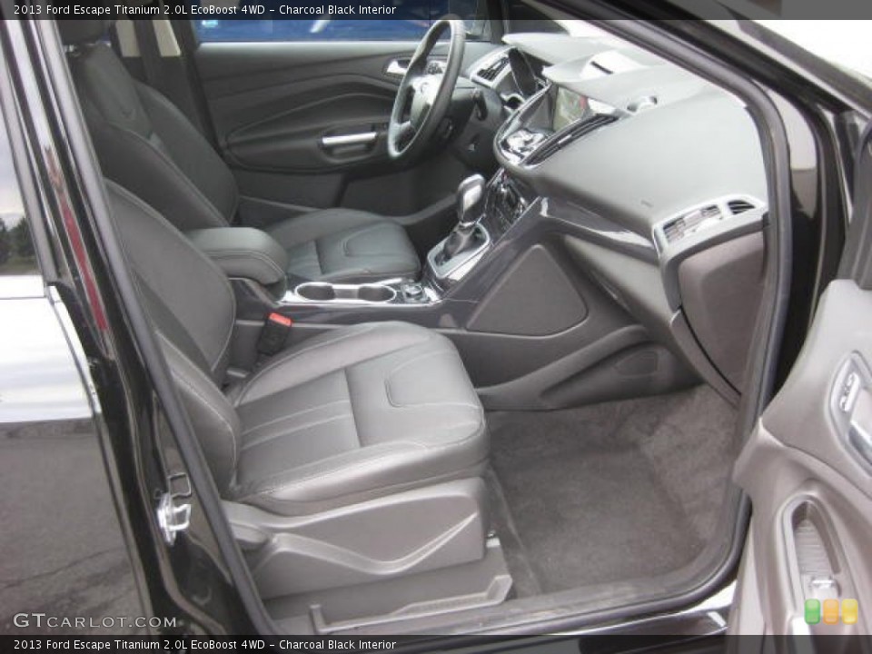 Charcoal Black Interior Photo for the 2013 Ford Escape Titanium 2.0L EcoBoost 4WD #66190019