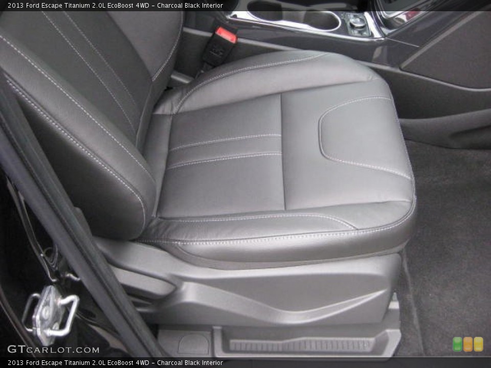 Charcoal Black Interior Front Seat for the 2013 Ford Escape Titanium 2.0L EcoBoost 4WD #66190025