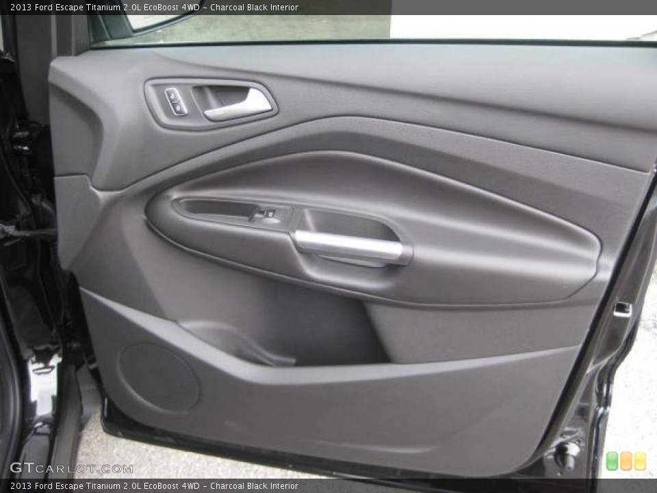 Charcoal Black Interior Door Panel for the 2013 Ford Escape Titanium 2.0L EcoBoost 4WD #66190028