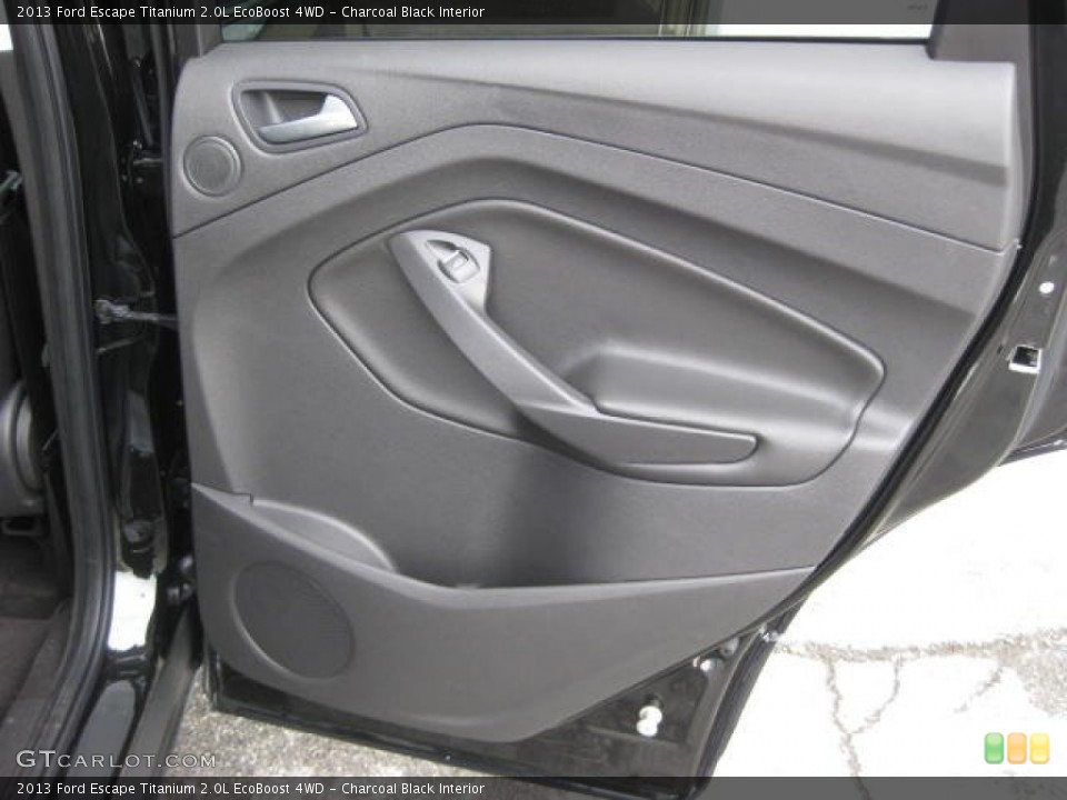 Charcoal Black Interior Door Panel for the 2013 Ford Escape Titanium 2.0L EcoBoost 4WD #66190037