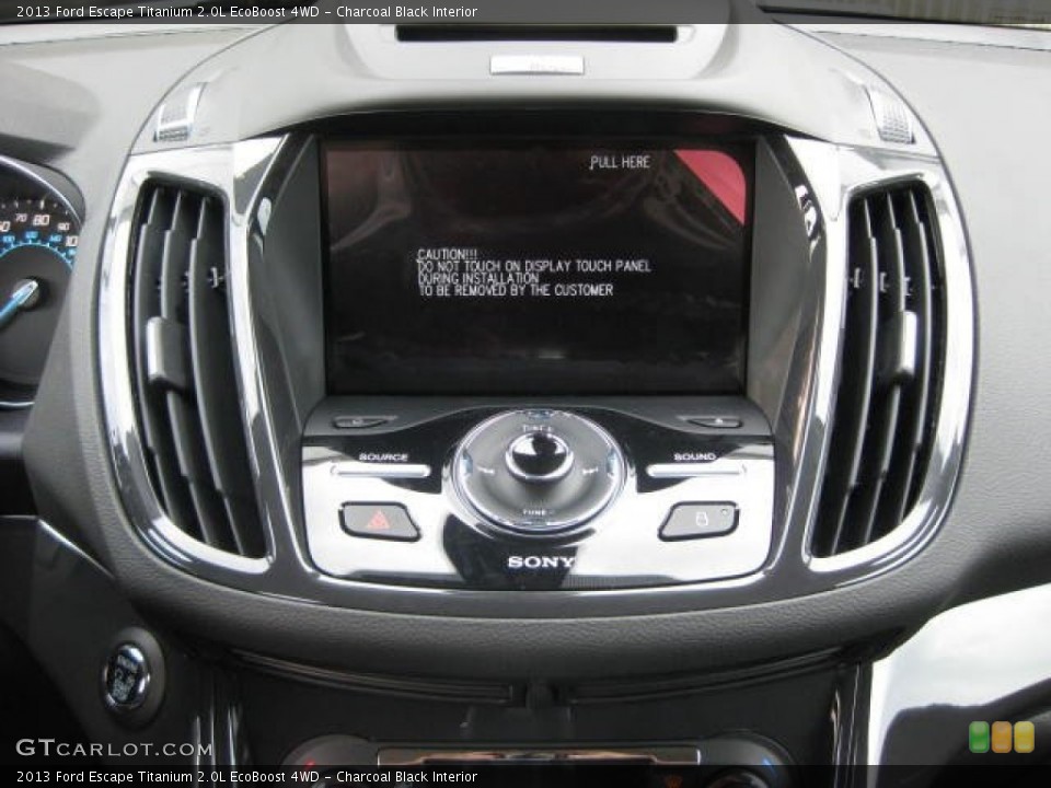 Charcoal Black Interior Controls for the 2013 Ford Escape Titanium 2.0L EcoBoost 4WD #66190043