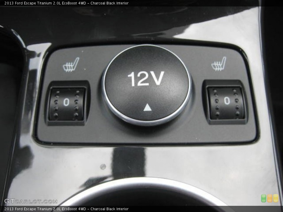 Charcoal Black Interior Controls for the 2013 Ford Escape Titanium 2.0L EcoBoost 4WD #66190052