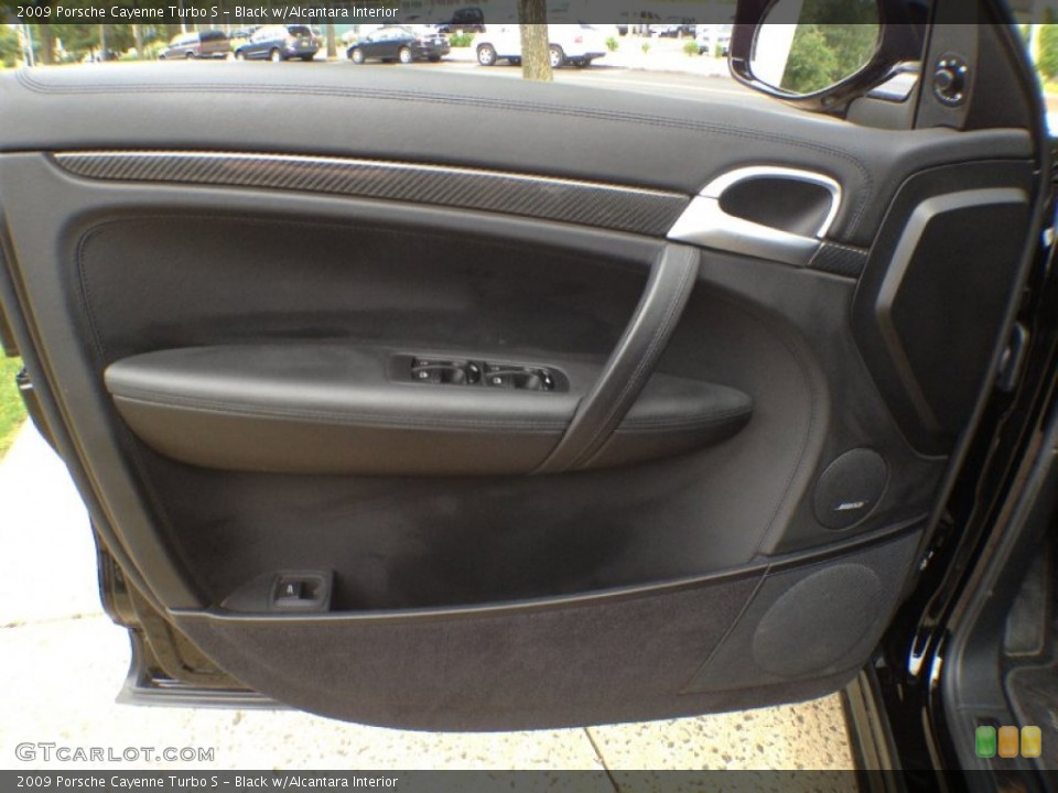 Black w/Alcantara Interior Door Panel for the 2009 Porsche Cayenne Turbo S #66190868