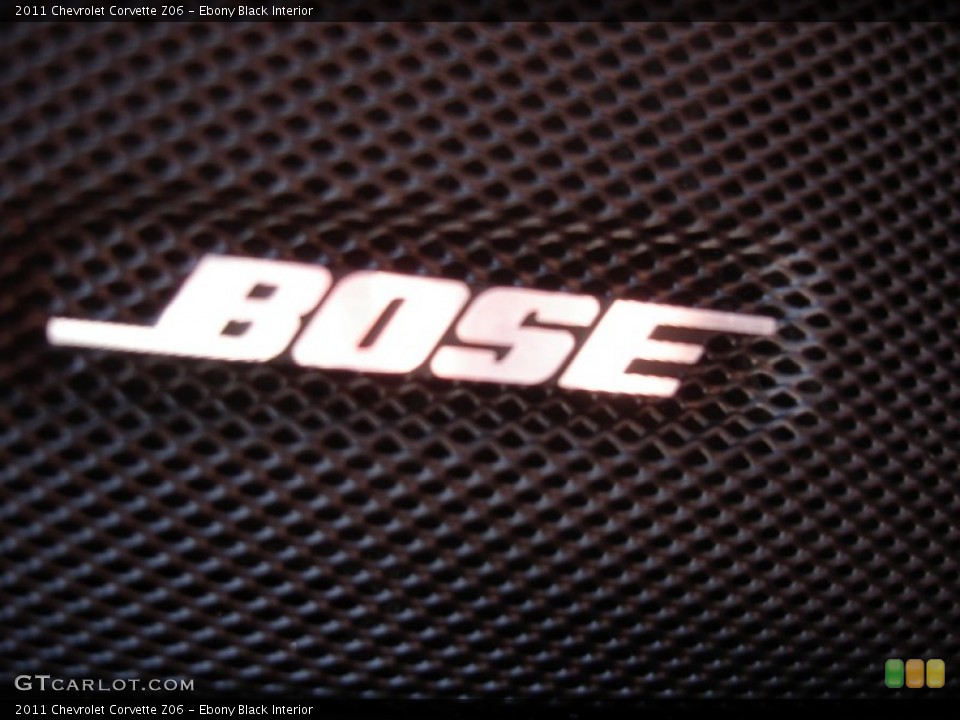 Ebony Black Interior Audio System for the 2011 Chevrolet Corvette Z06 #66191069