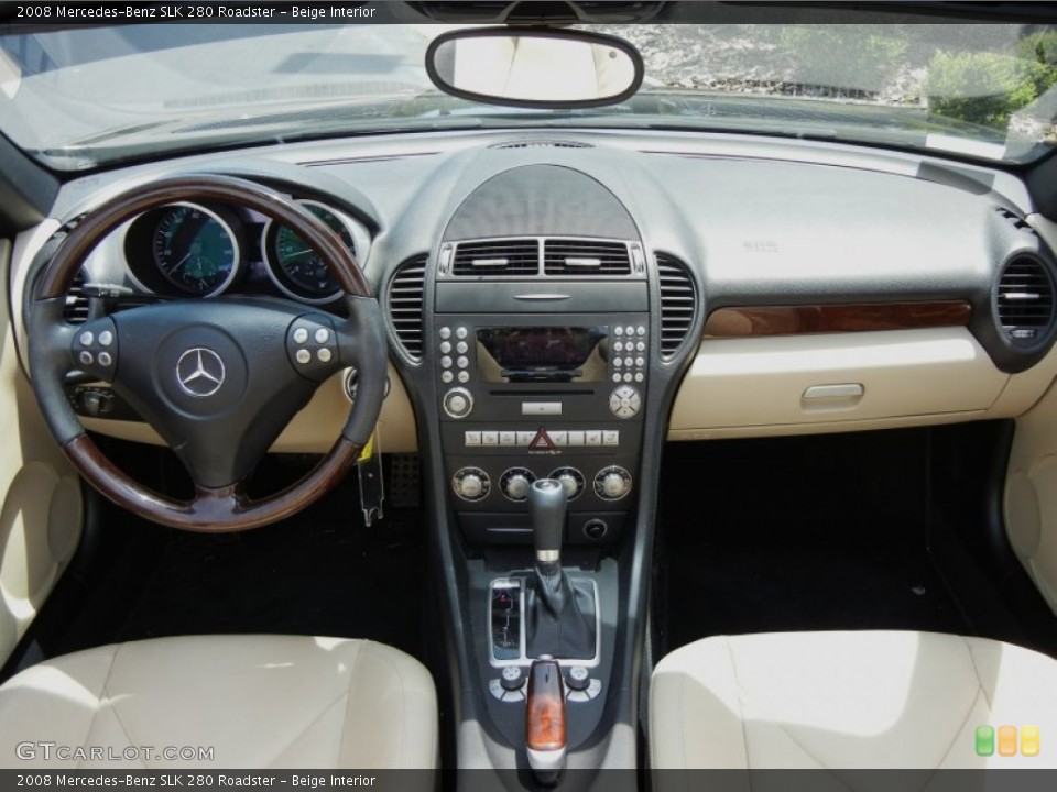 Beige Interior Dashboard for the 2008 Mercedes-Benz SLK 280 Roadster #66191473