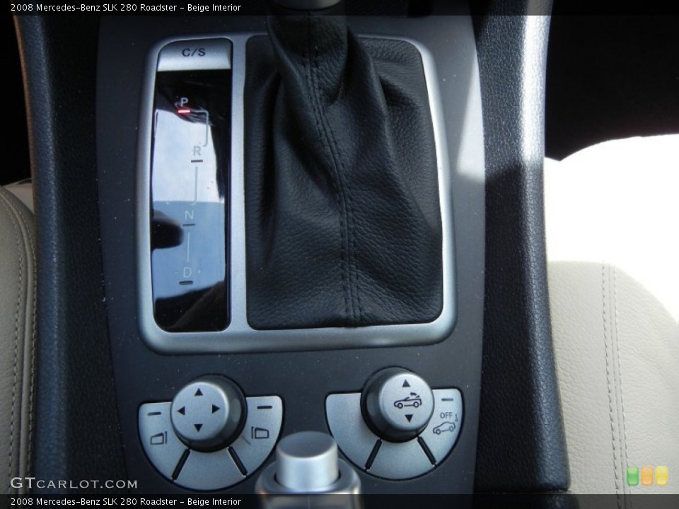 Beige Interior Controls for the 2008 Mercedes-Benz SLK 280 Roadster #66191490