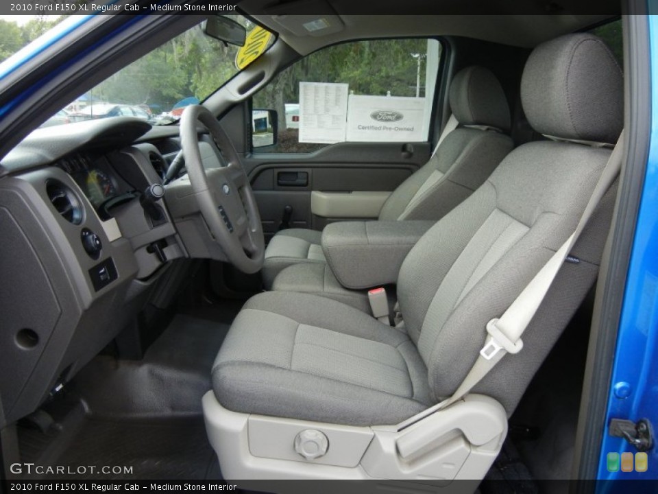 Medium Stone Interior Photo for the 2010 Ford F150 XL Regular Cab #66192900