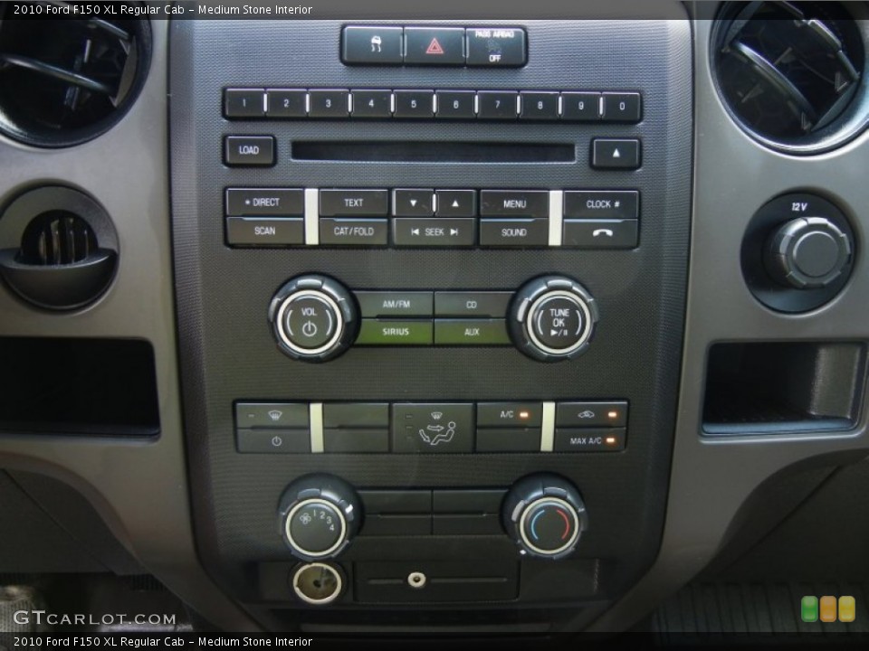Medium Stone Interior Controls for the 2010 Ford F150 XL Regular Cab #66192946