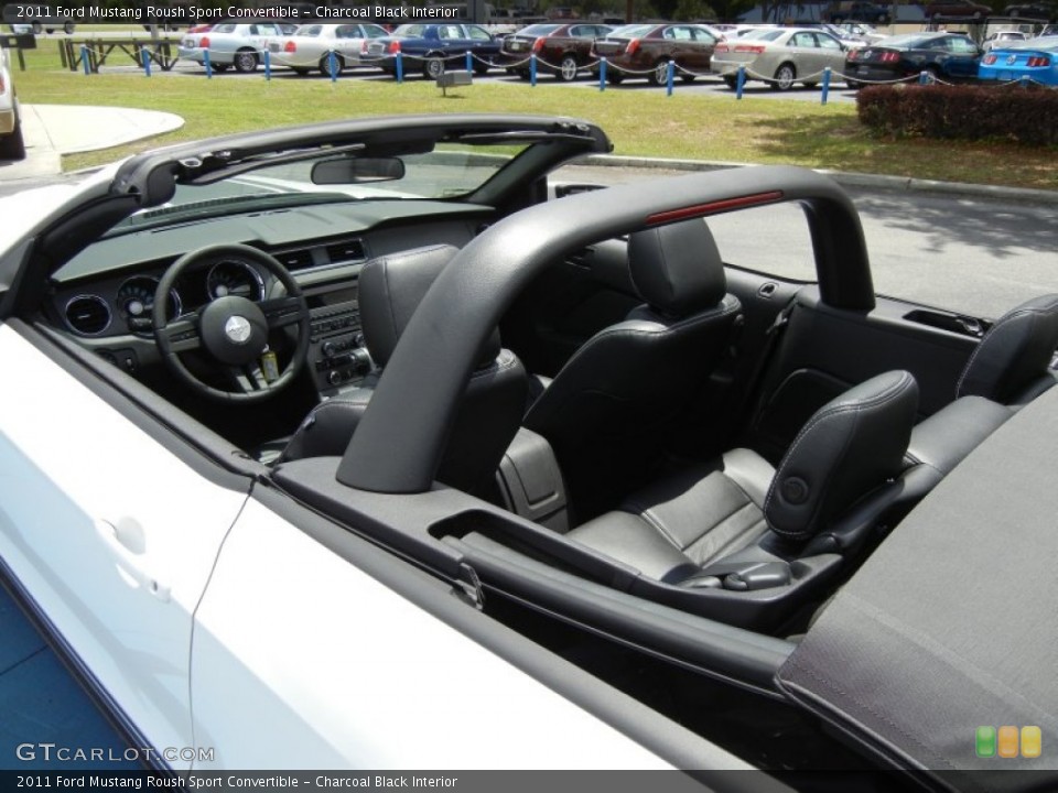 Charcoal Black Interior Photo for the 2011 Ford Mustang Roush Sport Convertible #66193056
