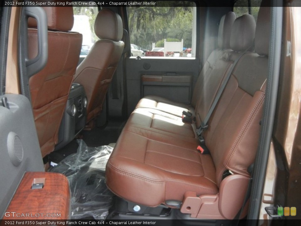 Chaparral Leather Interior Rear Seat for the 2012 Ford F350 Super Duty King Ranch Crew Cab 4x4 #66193590
